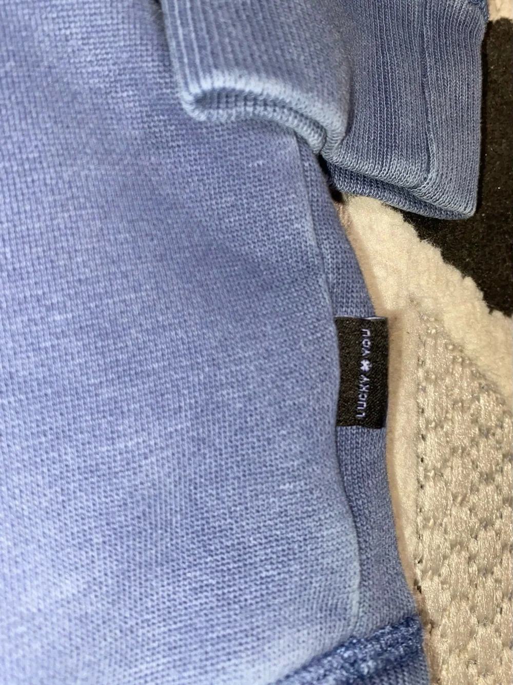 Lucky Brand Men’s Fleece Logo Raglan Crew Sweatshirt Size Small - Picture 7 of 9
